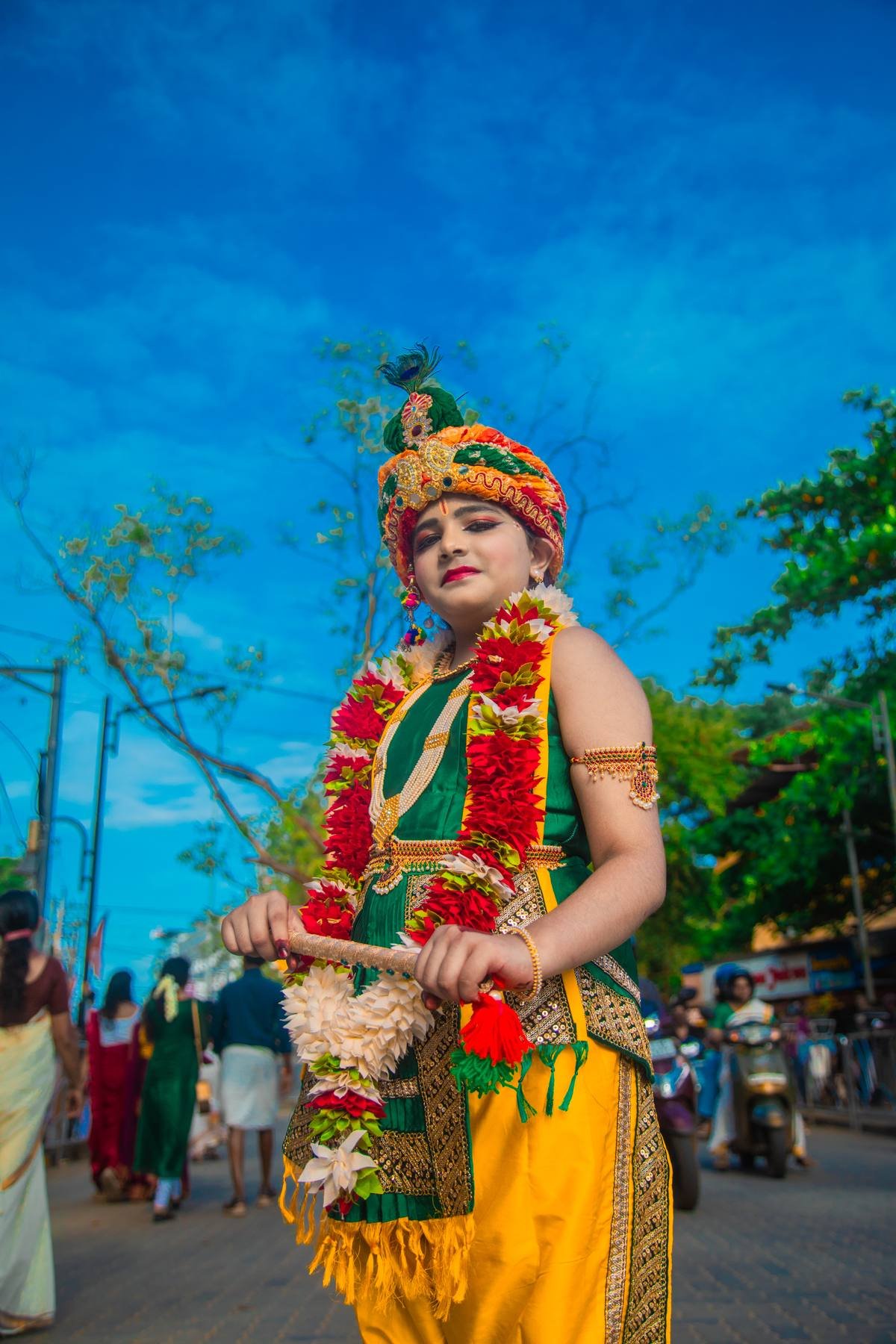 Krishna costume photoshoot Guruvayur Unnikannan